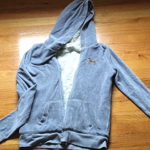 Pink Zipper up Sweatshirt